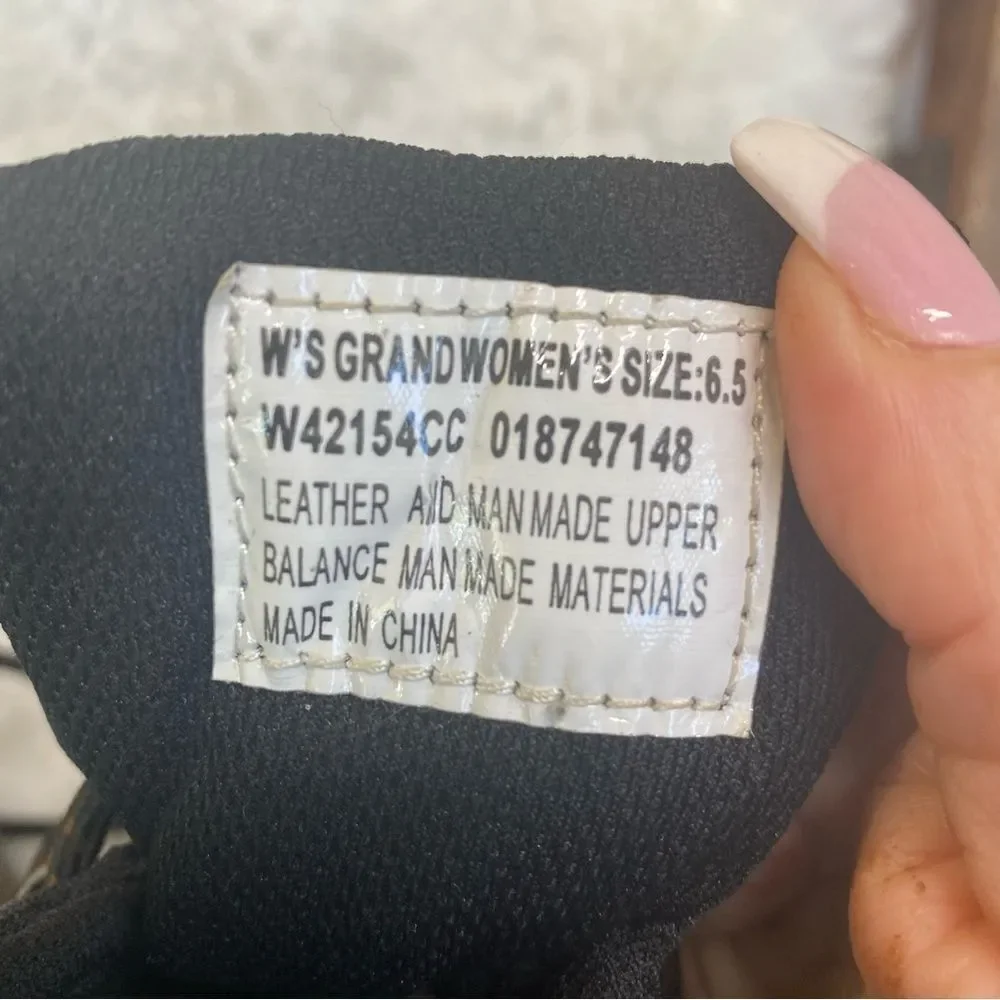 Alpine Design Grand woman brown leather waterproof hiking boots 6.5 - Picture 13 of 14